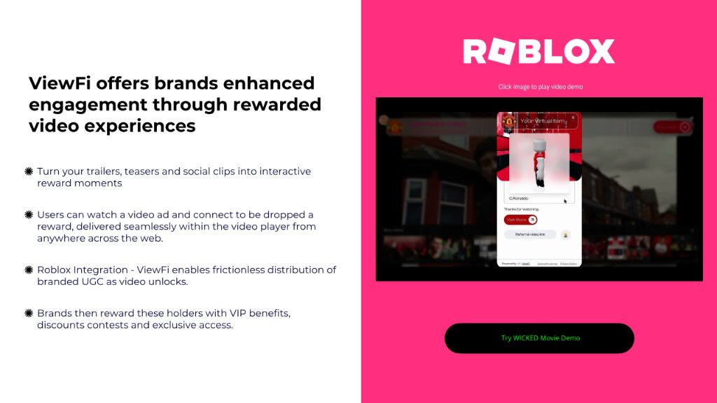 ViewFi Roblox Integration Platform