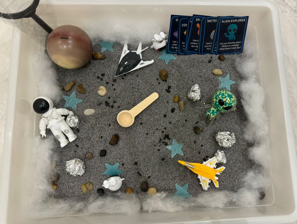 Bee Theme Sensory Bin