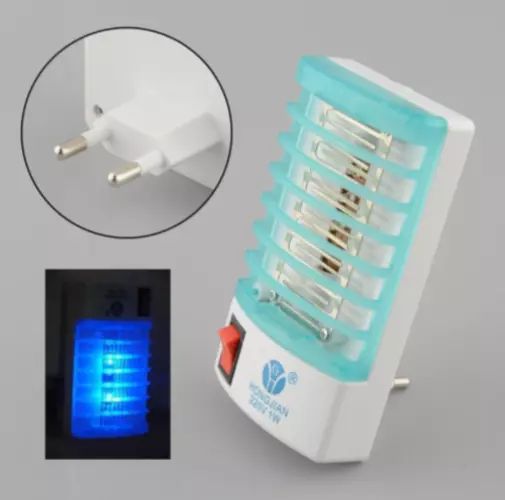Lampe Anti Moustique Electrique UV - Tueur De Moustiques Et Insectes Pour Intérieur/extérieur - Portée 60 M², 5W