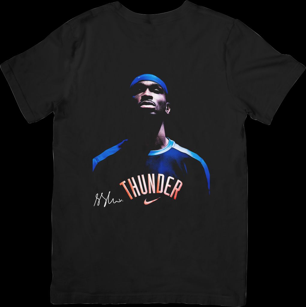 Shai Gilgeous Alexander Vintage Basketball Design