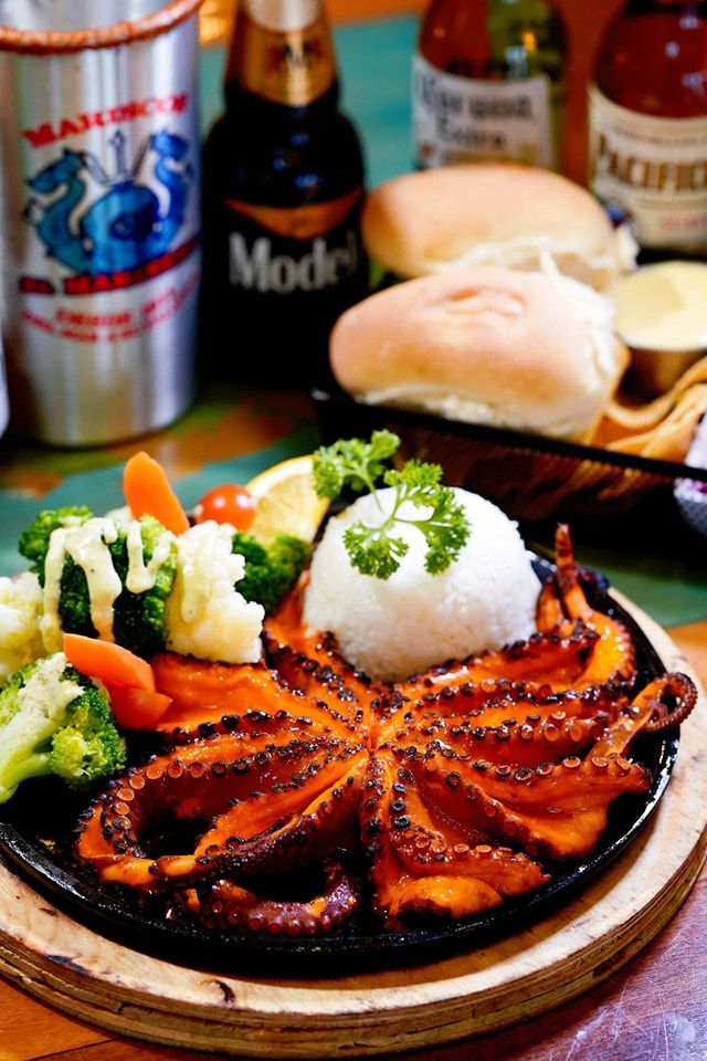 Pulpo a la plancha - Especialidad El Marinero