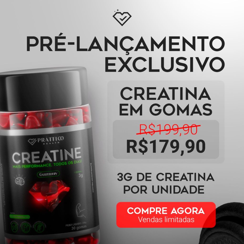Práttico Health Creatina em Gomas