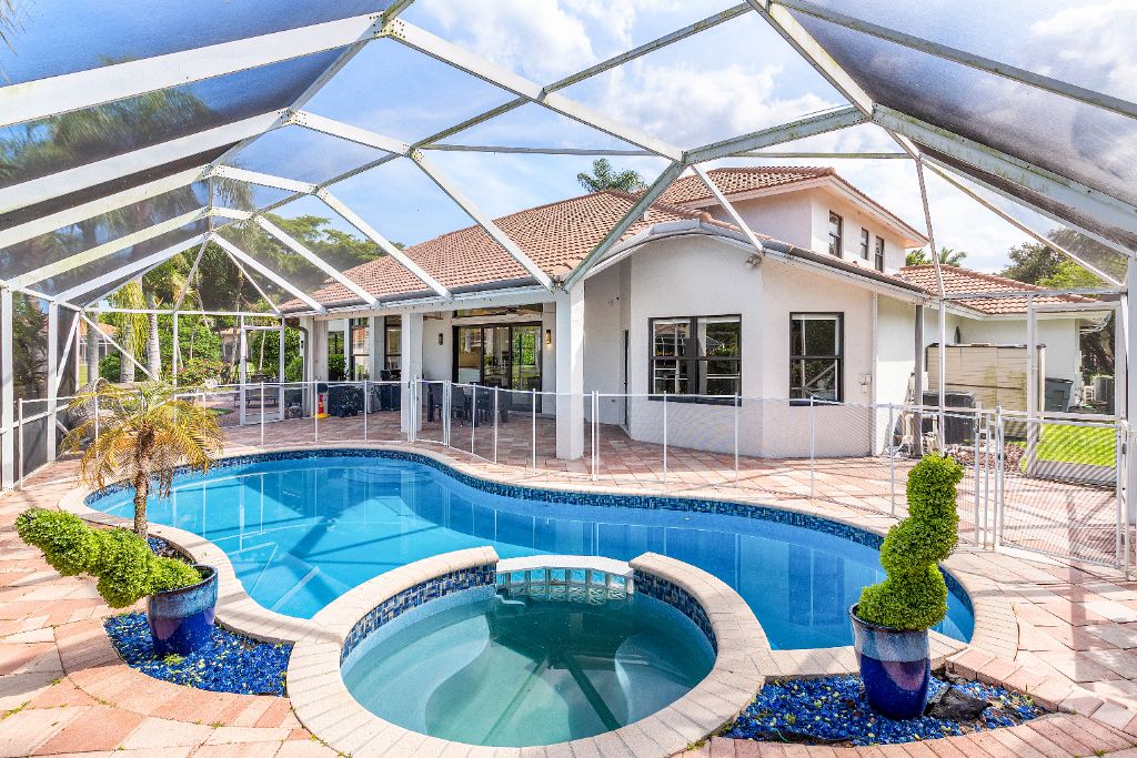 Pool and outdoor living area