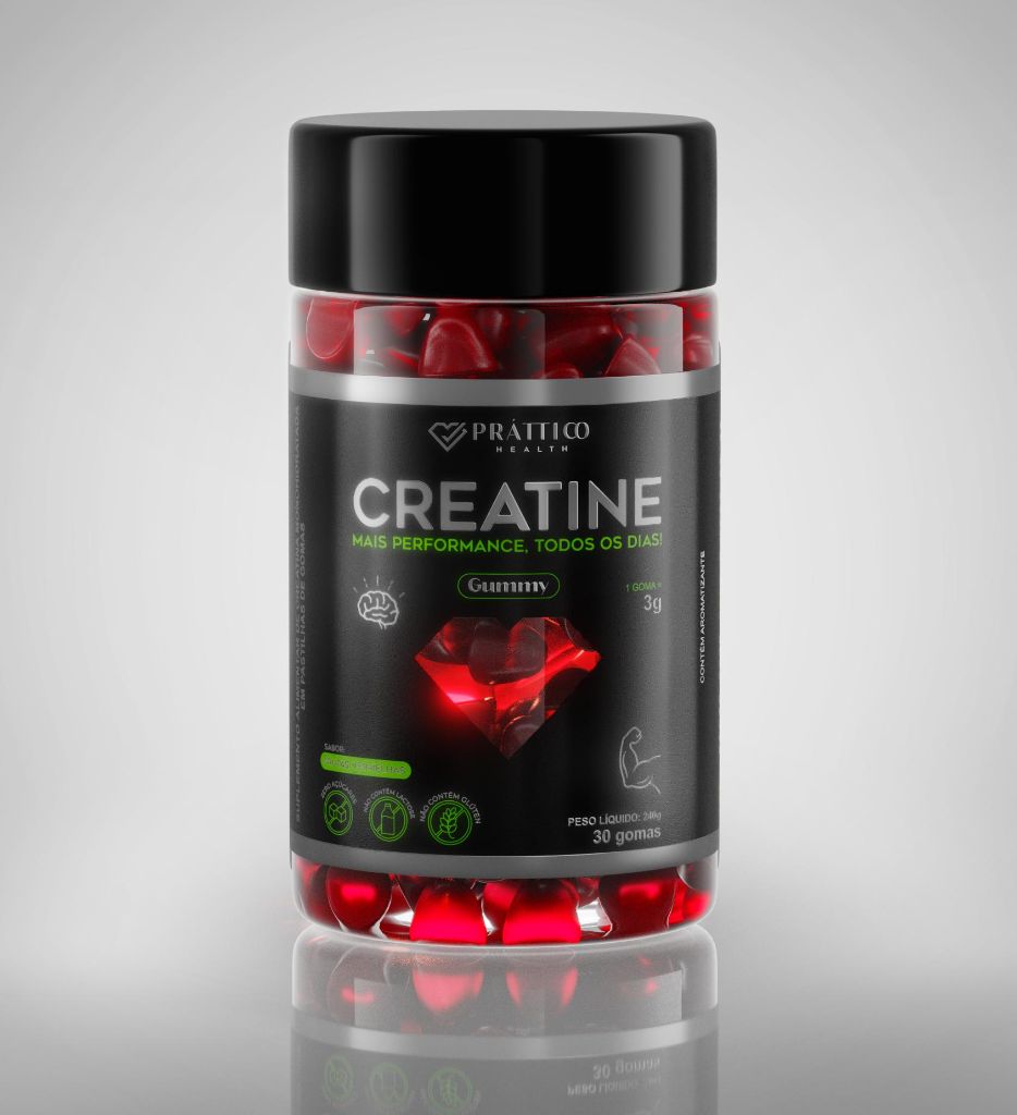 Creatina em Gomas Práttico Health