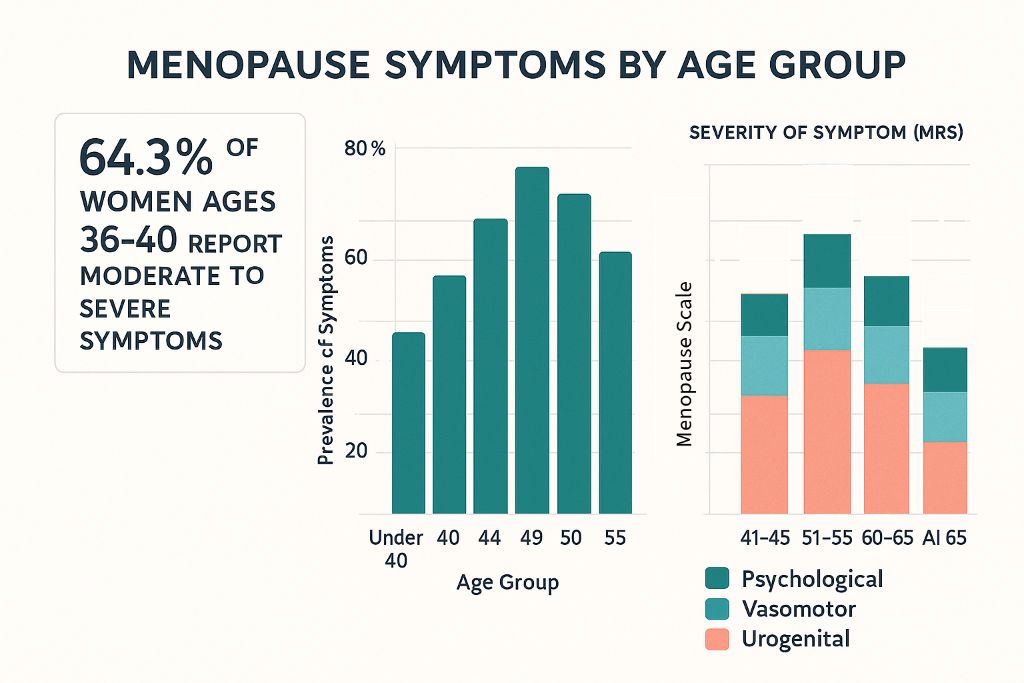 Menopause Symptoms by Age Group