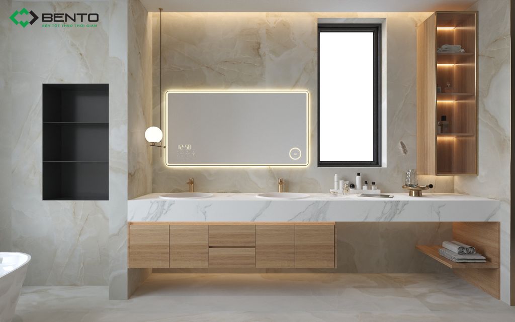 Tủ lavabo nhựa Bento cao cấp với thiết kế sang trọng