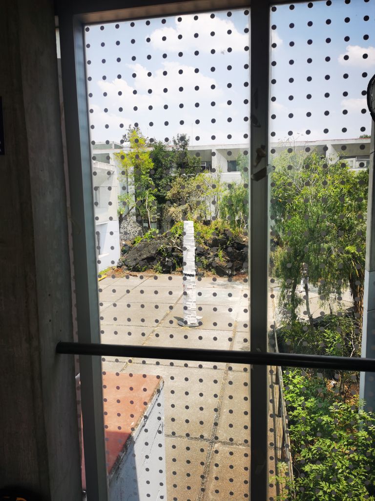 Vista desde el interior con DOTFLY