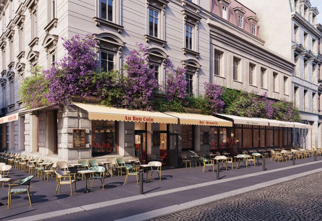 Banc en rotin tressé pour extérieur