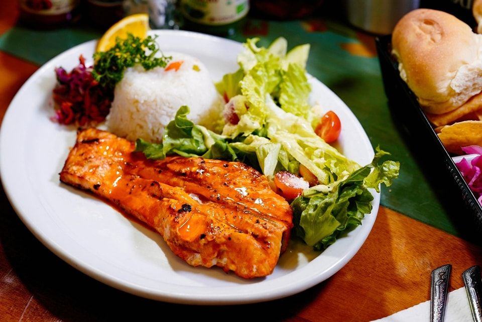 Ensalada de mariscos - Comida saludable