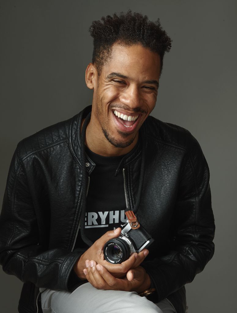 Photographer with camera