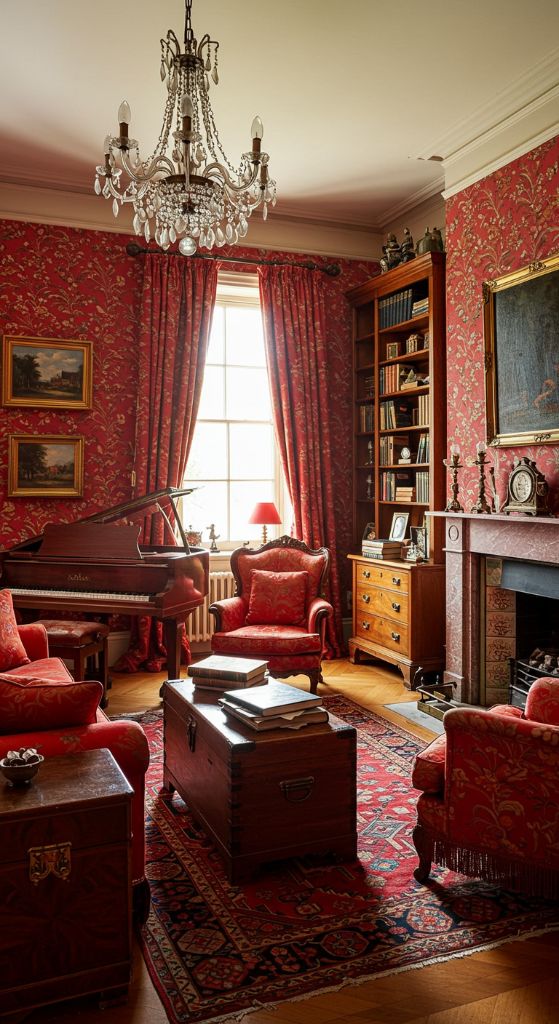 Grand Traditional Red Room
