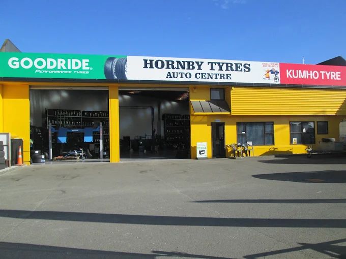 Hornby Tyres Shop Front
