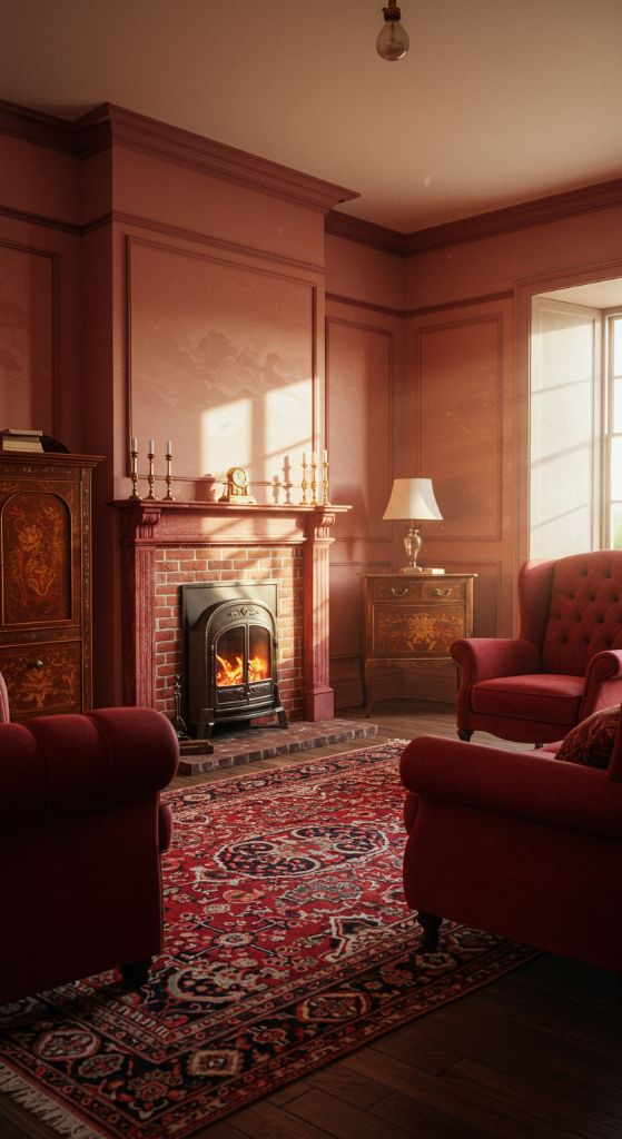 Classic Elegant Red Room