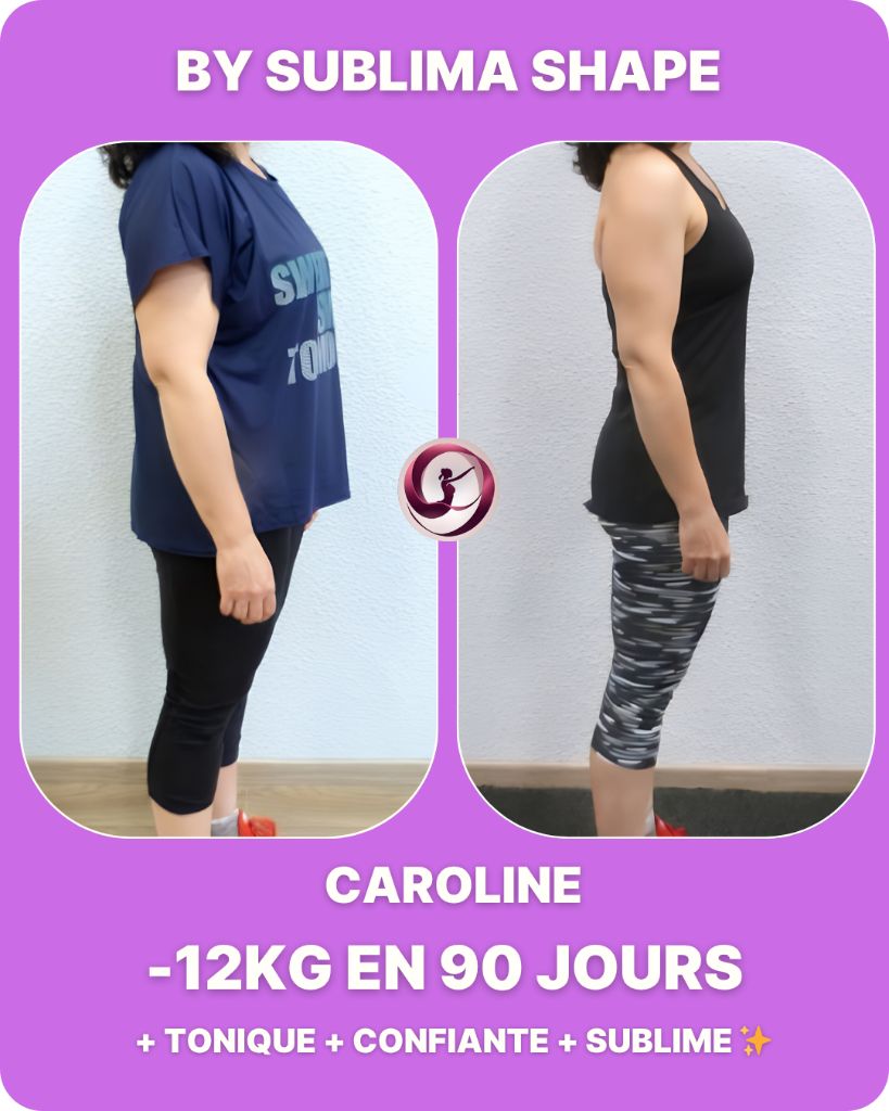 Témoignage avant/après de Caroline