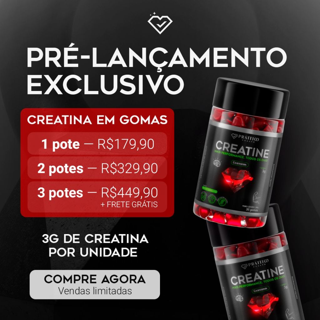Creatina em Gomas - Detalhes do Produto