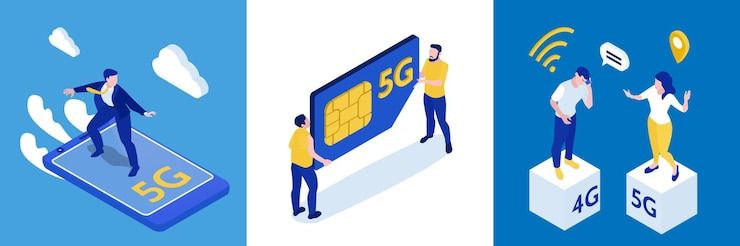 5G 통신 기술 이미지