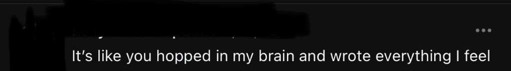I never thought of it that way huh. Thanks I needed this today.