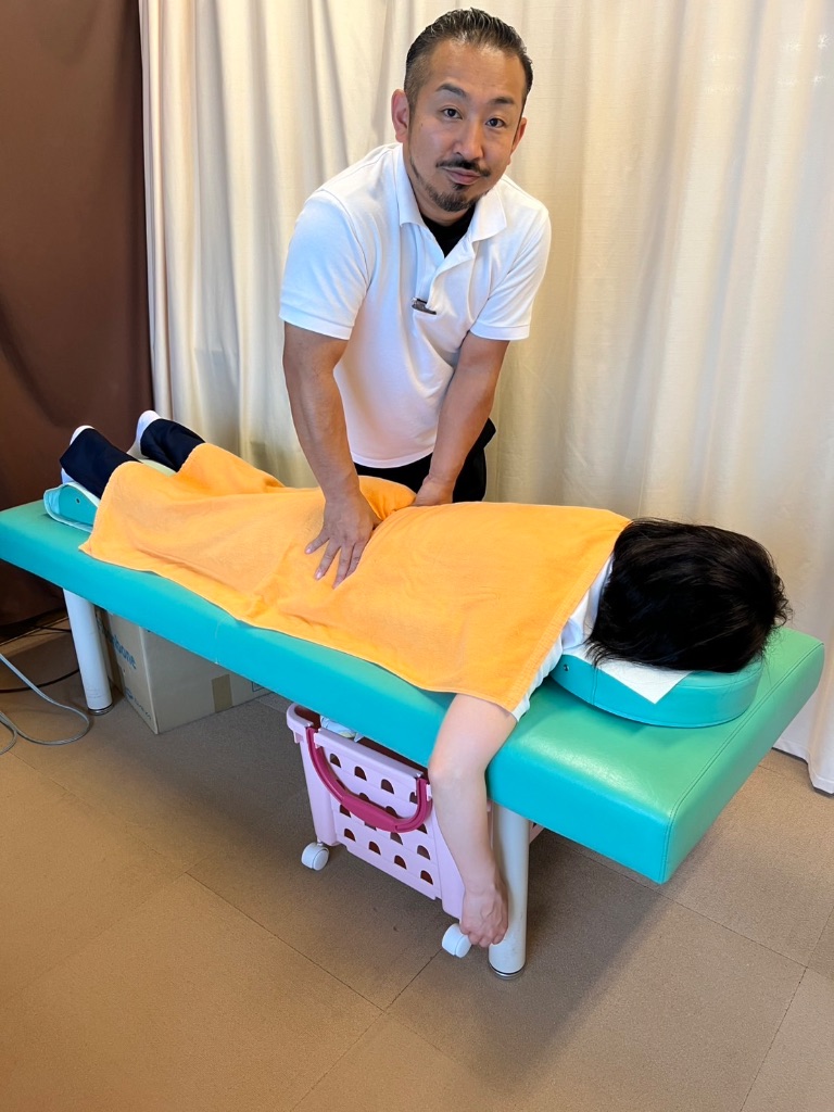 施術の様子