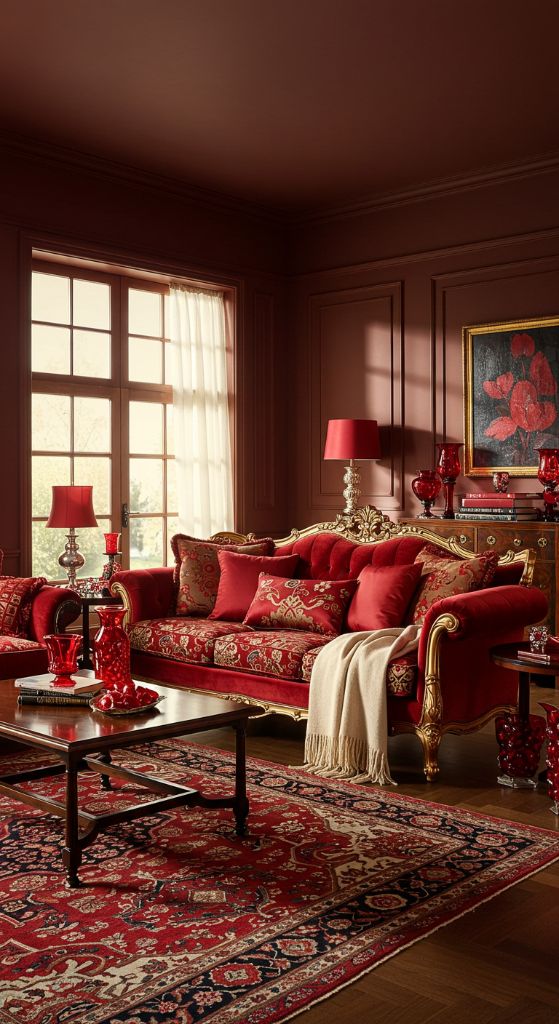 Regal Red Living Room
