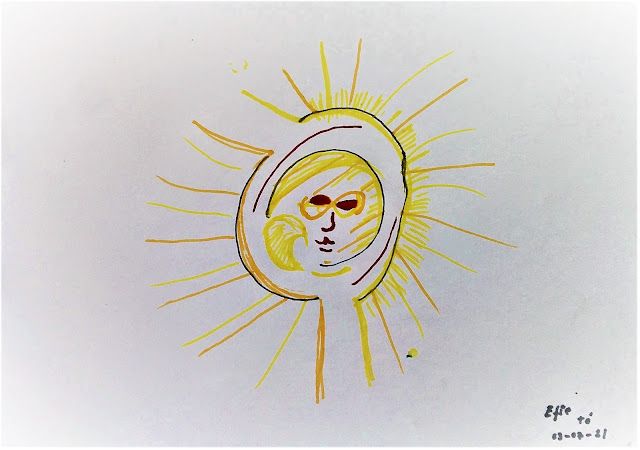 Desenho representando o Chakra da Coroa