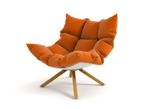 Orange Comfortable Chair