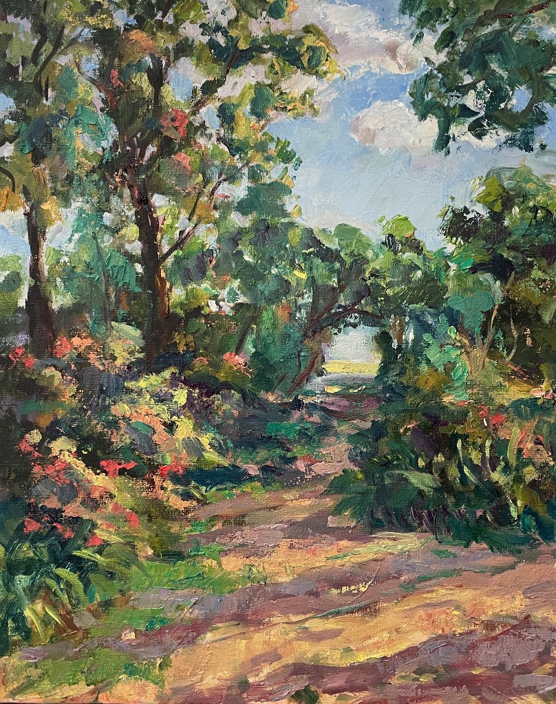 Chemin ombragé par Brigitte du MÉRAC